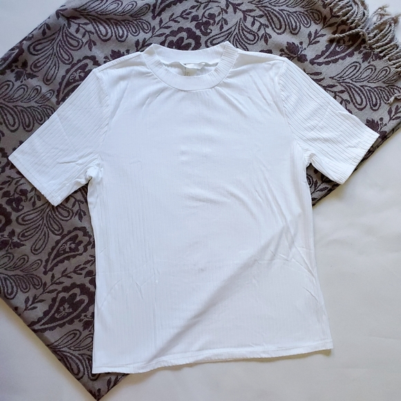 White Ribbed Shirt - Picture 3 of 8